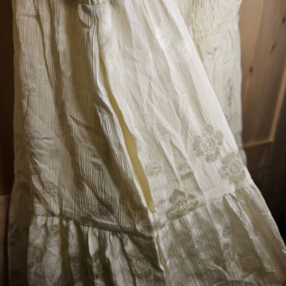 XL Women's Fashion Ivory Mini Dress w/Pockets - Picture 4 of 6